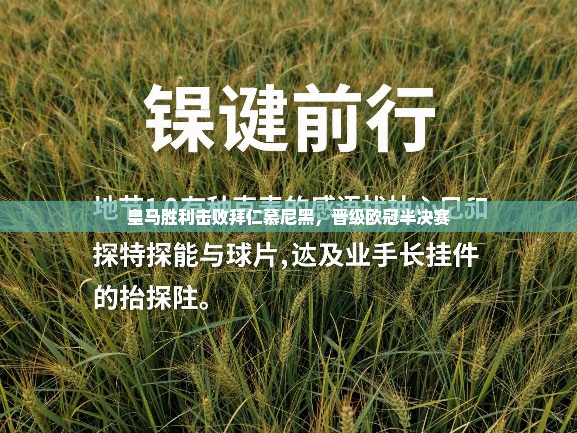 皇马胜利击败拜仁慕尼黑,晋级欧冠半决赛 第2张