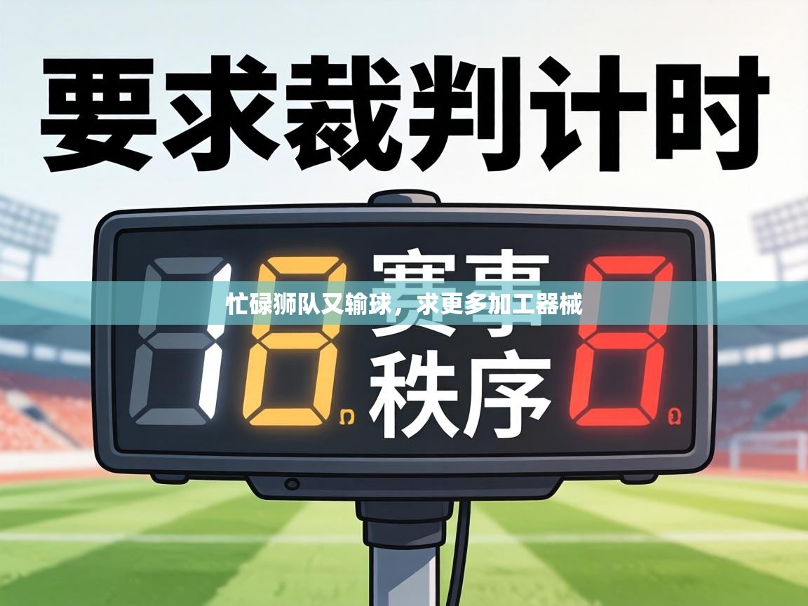 忙碌狮队又输球,求更多加工器械 第1张